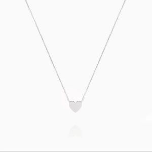 Dainty 925 Sterling Silver Heart Necklace